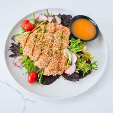 Oven Crusted Chicken Salad