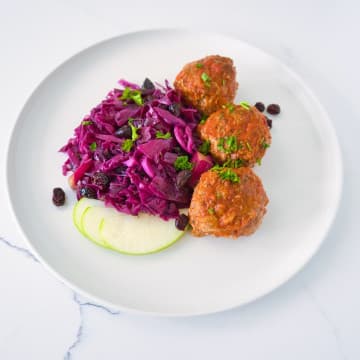 Cranberry & Apple Turkey Meatballs