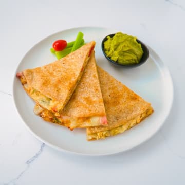 Chicken Quesadilla with Organic Guacamole