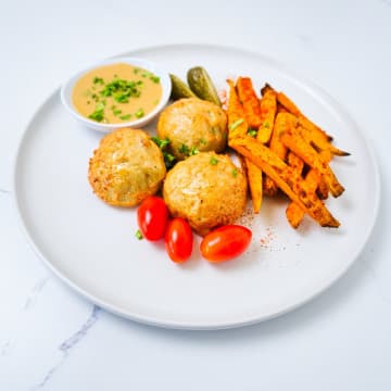 Oven Baked Chicken Nuggets & Sweet Potato Fries
