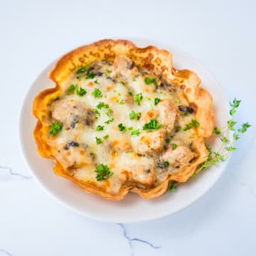 Chicken Julienne Crepe